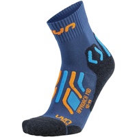 Uyn Trekkingsocken Approach Mid Herren blue/orange/greymelange 39-41