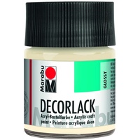 Marabu Decorlack Acrylfarbe 50 ml Elfenbein