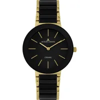 Jacques Lemans Armbanduhr "42-8E", GOLD/ SCHWARZ