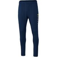 Jako Kinder Trainingshose Premium marine/neongelb, 164