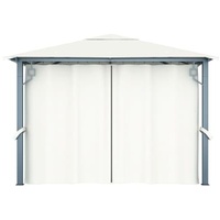 VidaXL Pavillon 3 x 3 m inkl. Seitenteile creme