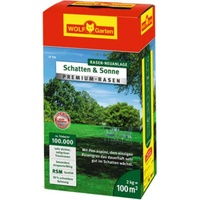 WOLF-Garten Premium-Rasen Schatten Sonne 1 kg