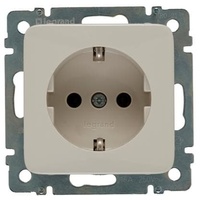 Legrand Schutzkontaktsteckdose 1fach Mandelweiß 1 St.