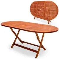 CASARIA Alabama Gartentisch 160 x 85 x 75 cm