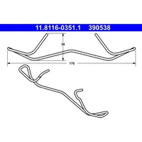 ATE Feder, Bremssattel 11.8116-0351.1