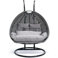 Home Deluxe Hängesessel Twin grau