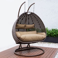 Home Deluxe Hängesessel Twin braun