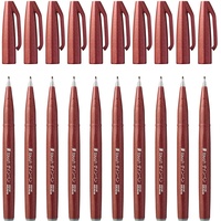 Pentel SES15C-E Brush-Pen braun