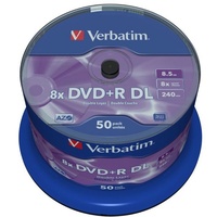 Verbatim 1x50 Verbatim DVD+R Double Layer 8x Speed, 8,5GB