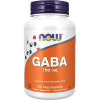 NOW Foods Gaba 750 mg Kapseln 200 St.