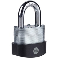 Yale Y125B/60/133/1 Vorhängeschloss 60mm Silber, Schwarz Schlüsselschloss