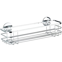 Wenko Turbo-Loc® Edelstahl-Maxiablage, 38 cm