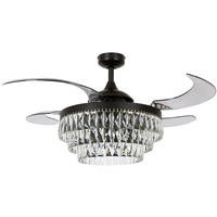 BEACON Veil 122 cm Deckenventilator mit Licht schwarz