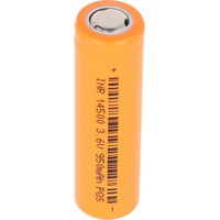 AccuCell INR 14500 mit 950mAh 3,6V bis- 3,7V Li-Ion-Zelle