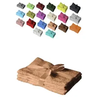 EXKLUSIV HEIMTEXTIL Handtuch 50 x 100 cm rot 4