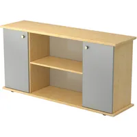 Hammerbacher Hammerbacher-Sideboard 2 Türen 166cm SG Ahorn/Silber-VSB2T/3/S/SG