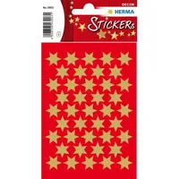 Herma Sticker Sterne gold 14 mm 123 Stück