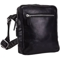 LEONHARD HEYDEN Cambridge Umhängetasche Leder 18 cm schwarz