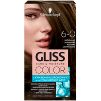 Schwarzkopf Gliss Color Haarfärbecreme 6-0 Natural Light Brown, 142