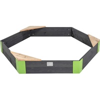 EXIT TOYS EXIT Aksent Holzsandkasten sechseckig 160x140cm
