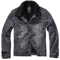 Brandit Textil Brandit Sherpa Denim Jacke schwarz, 5XL