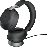 JABRA Evolve2 85 USB-C MS Teams schwarz mit Ladestation