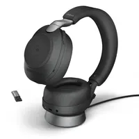 JABRA Evolve2 85 USB-A UC schwarz mit Ladestation