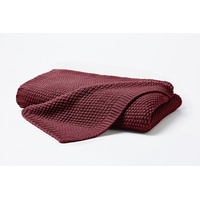 Primera Vario Strickdecke marsala, 130 x 170 cm