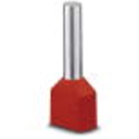 Phoenix Contact 3240679 Zwillings-Aderendhülse 1 mm2 Teilisoliert Rot 100
