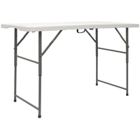 AMANKA Garten Klapptisch - 120 x 60 cm Höhenverstellbar