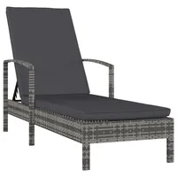 VidaXL Sonnenliege 195 x 68 x 95 cm grau