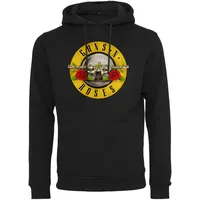 MERCHCODE Guns n' Roses Logo Hoody in schwarz S