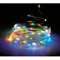 Spetebo Draht Lichterkette 160 LED 795 cm Mehrfarbig
