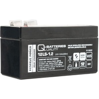 Q-Batteries 12LS-1.2 12V 1,2Ah Blei-Vlies Akku / AGM VRLA