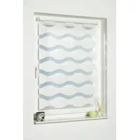 K-HOME Klemmfix Doppelrollo Welle 30 x 150 cm weiß