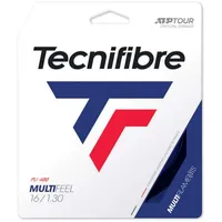 Tecnifibre Unisex – Erwachsene MULTIFEEL 1.30 Tennissaiten, Schwarz, 1,30