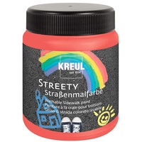 Kreul 43103 - Streety Straßenmalfarbe Ringelsockenrot 200 ml,