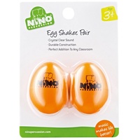 NINO Percussion 2 Egg-Shaker Orange