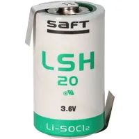 Saft Lithium 3,6V Batterie LSH 20 D - Zelle
