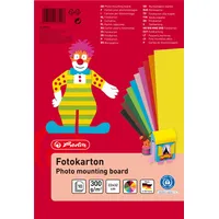 Herlitz Fotokarton 22 x 32 cm 10 Blatt farbig