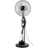 Sichler Haushaltsgeräte Sprühnebel-Standventilator, Oszillation, Fernbedienung, 70 W, Ø 35