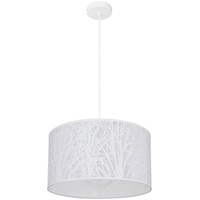 GLOBO Pendelleuchte, Hängeleuchte Pinni weiss 1xE27 (E27)