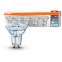 Osram LED Base PAR16, GU10, Nicht Dimmbar, Kaltweiß, Ersetzt