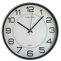 Unilux Wanduhr Plastik, Grau