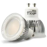 ISOLED GU10 LED Strahler 6W Glas diffuse, 120°, warmweiß