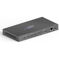 PURETOOLS PT-SW-HDBT41 HDBaseT Switcher 4x1 mit HDMI Ausgang, 4K