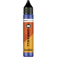 Molotow ONE4ALL Refill Acryl, Farbe 204 echtblau30 ml, Nachfülltinte
