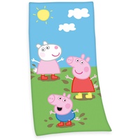 Herding Peppa Pig 6186401516 - Velourstuch, 75x150 cm, 100%