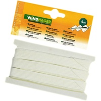 WINDHAGER Raffband 4 m, weiß