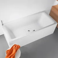 Kaldewei Puro duo Rechteck-Badewanne, Einbau, 266530003001, 665